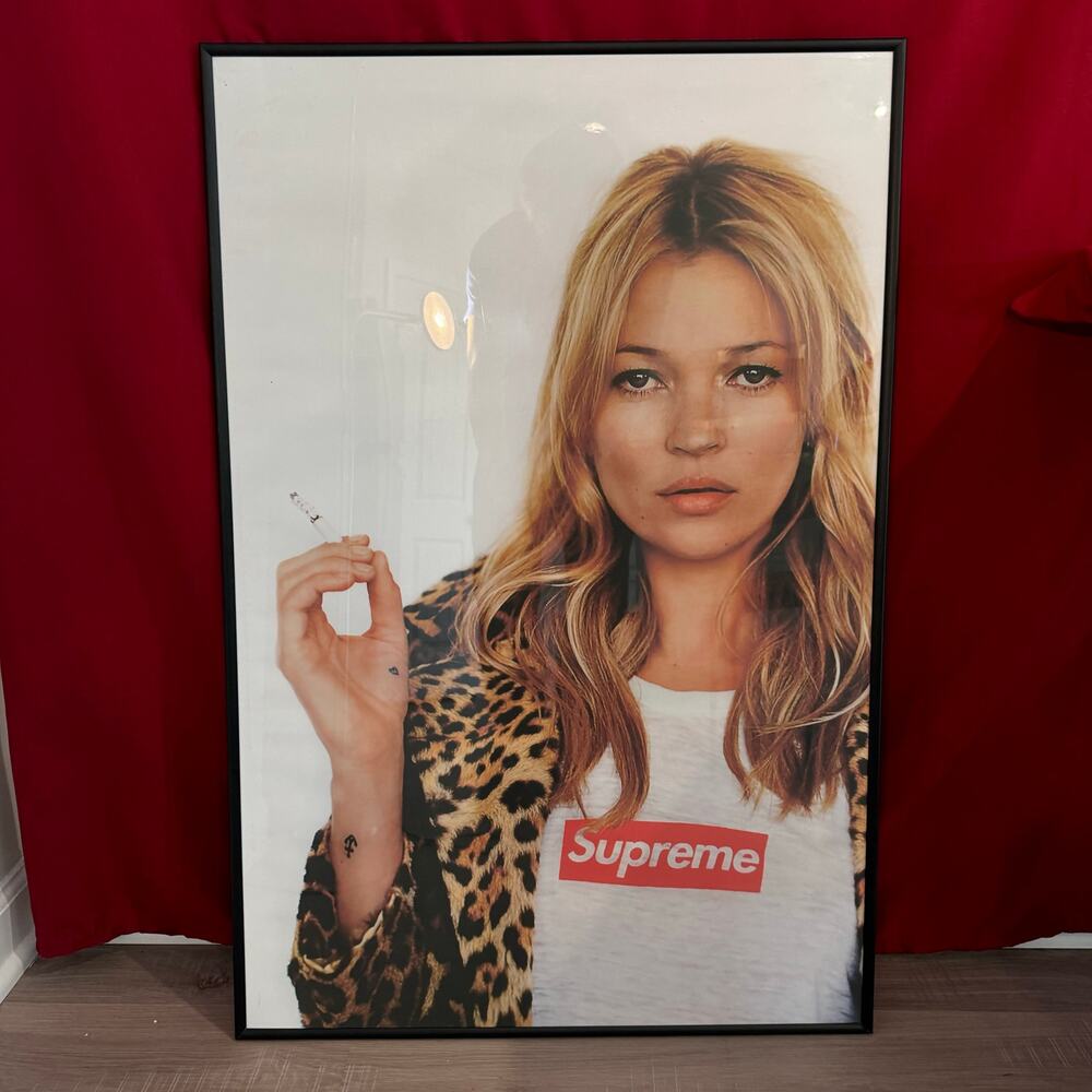Supreme x Kate Moss Poster Print – Iconic Box Logo Campaign (No Frame)